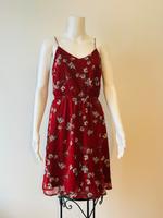 Vero Moda Sommerkleid S Dunkelrot Blumen Nordrhein-Westfalen - Heinsberg Vorschau