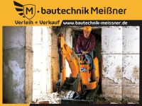 Minibagger Bagger mieten Microbagger, nur 73cm breit !!! Thüringen - Nobitz Vorschau