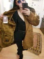 Winterjacke XL Beige Braun Felljacke Kunstfell Vegan Fake Fur Berlin - Neukölln Vorschau