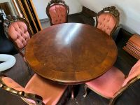 Esstisch mit 5 Stühlen Biedermeier nussbaumfarbig vintage antik Duisburg - Hamborn Vorschau