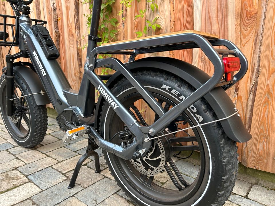 Kaufe KICKWEY L20 Elektrofahrrad 1000W Fatbike faltbares E-Bike 20 Zoll MTB  Snowbike mit 20AH Batterie 50KM/H Elektrofahrrad