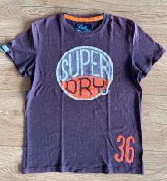 Superdry T-Shirt L Weinrot Bordeaux Print Herren Versand Hessen - Weimar (Lahn) Vorschau