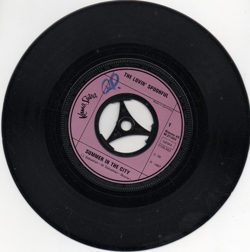 The Lovin`Spoonful - Summer In The City - Vinyl Single 7
