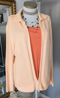 OLSEN Strickjacke Gr. 44, Frühjahrsfarbe apricot Bayern - Mainaschaff Vorschau