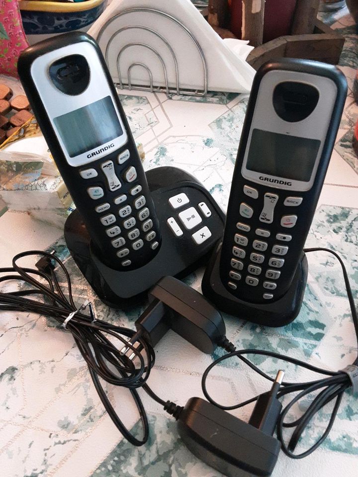 2 Schnurloses Telefon von Grundig in Witten