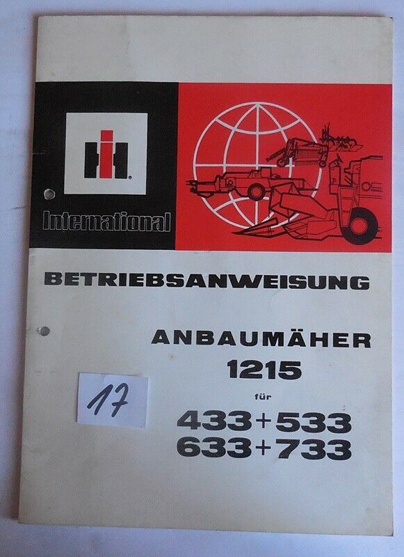 IHC, Werkstatthandbuch, Montageanleitung, Schlepper, Traktor in Oberding