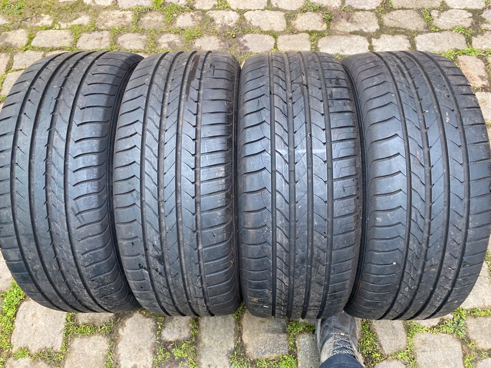 4 x Sommerreifen Goodyear 215/50 R17 91V 2 x 5,5mm + 2 x 6,5mm in Klein-Winternheim