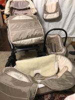 Coral Kinderwagen beige mit viel Zubehör Buggy Babyschale Bayern - Leidersbach Vorschau