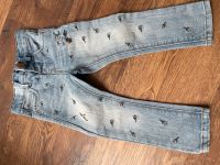 Mädchen Blümchen jeanshose Niedersachsen - Freren Vorschau