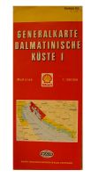 Autokarte-Dalmatische Küste 1  Nr.7533 Baden-Württemberg - Bretten Vorschau