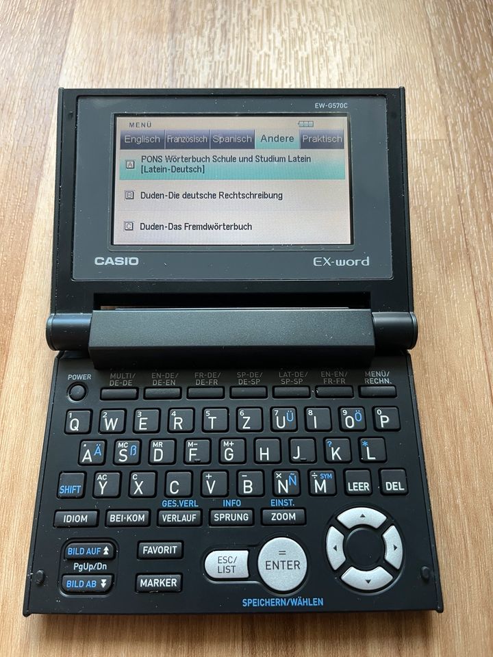 CASIO EX-Word EW-G570 C Elektronisches Wörterbuch inkl. Hülle in Lichtenstein