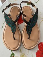 Sommersandalen türkis/braun 36 Hessen - Heidenrod Vorschau