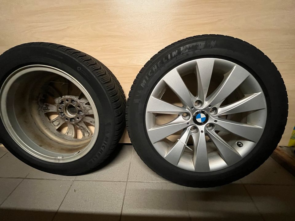 4 BMW Alufelgen/ Winterräder mit RDKS, 3er F3X, 7 1/2 x 17 in Weiding