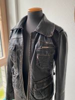 Superdry Lederjacke Jacke Damenjacke Echtleder vintage Gr. M 38 Nordrhein-Westfalen - Alsdorf Vorschau