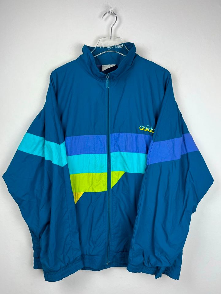 Vintage Adidas Jacke - Retro Trainingsjacke - Oldschool - Gr. L in Neuenhaus