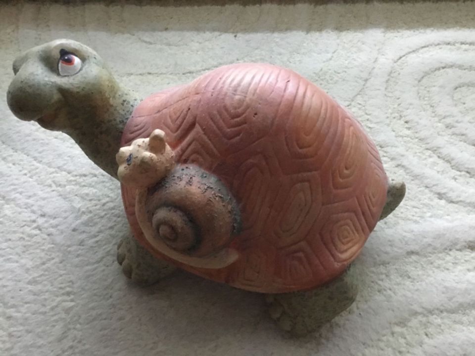 Gartenfigur /  Keramik Schildkröte für Garten und Terrasse in Flensburg