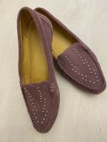 Mokassin Slipper von Alba Moda, Gr 38, mit dezenten Nieten, mauve Bayern - Fürth Vorschau