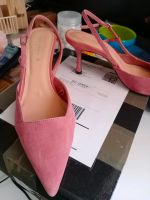 Zara Slingback Heels 36 Leder Rosa Baden-Württemberg - Bad Wurzach Vorschau