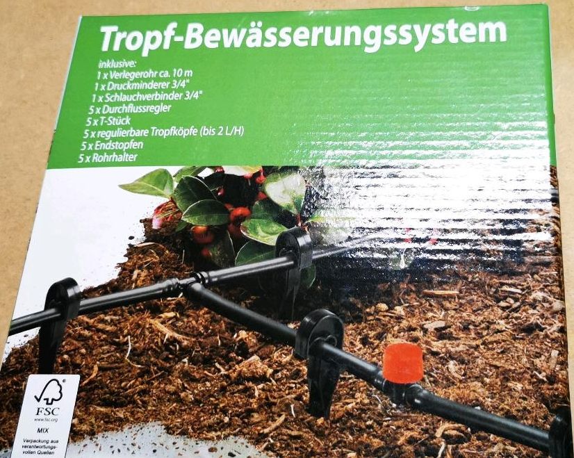 Tropf Bewässerungs Set, Garten, Balkon, Neu in Essen