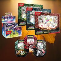 Pokemon Paldea Schicksale Deutsch Premium Box, Mini Tins, Glurak Nordrhein-Westfalen - Ratingen Vorschau