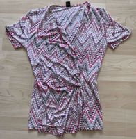 S. Oliver Selection S/M 36/38 Pink Grau weiß Muster Wickelshirt Hessen - Baunatal Vorschau