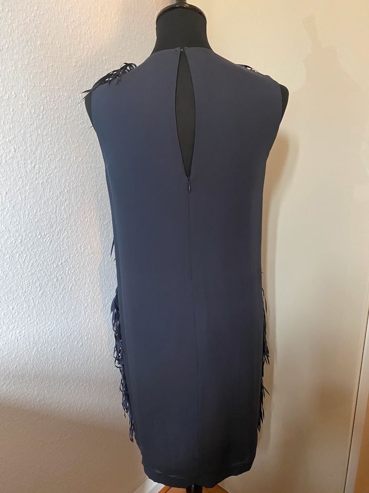 Laurèl Cocktailkleid mit Fransen,Gr. 36, blau, neu, NP149,-€ in Düsseldorf