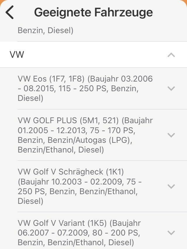 Spiegelkappen Golf VI  1K0857538 + 1K0857537 Sharan Passat B6 in Plön 