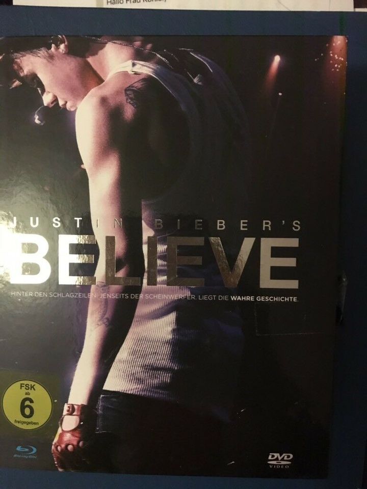 Believe - Justin Bieber Geschenkset / Shirt Gr. S in Leipzig