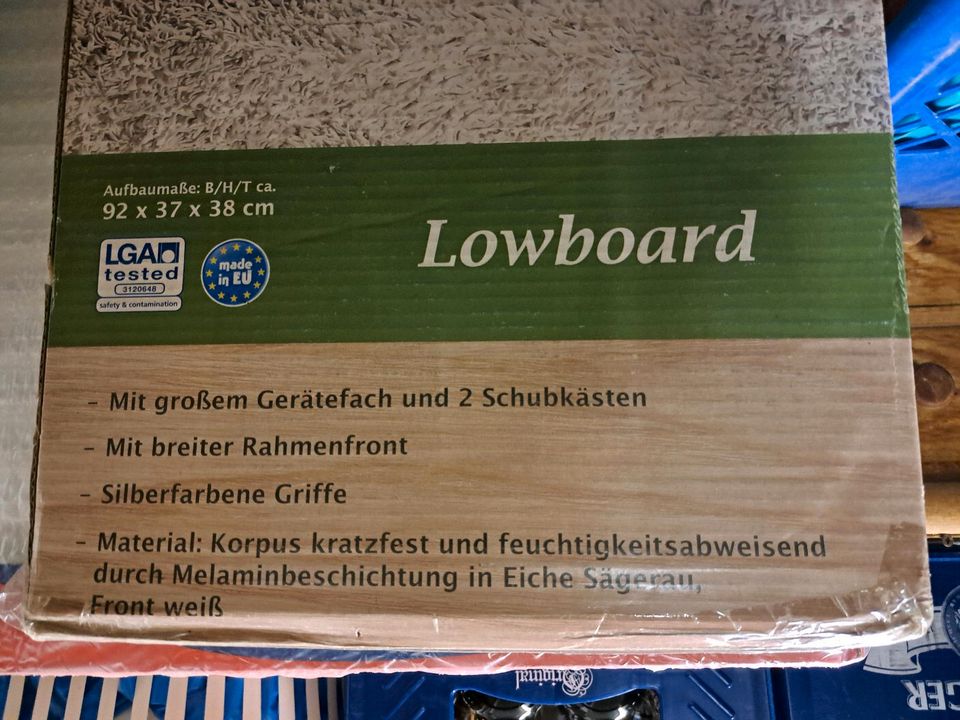 Lowboard sonoma Eiche/weiß NEU und OVP in Rümmelsheim