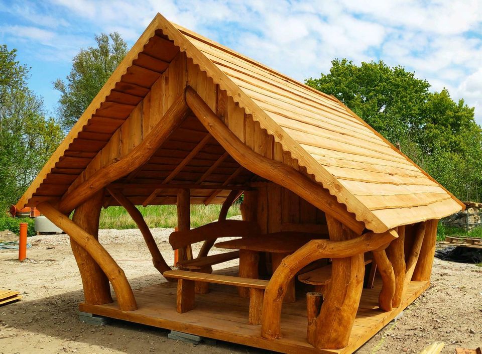 Gartenhaus 4,50 Meter, Hütte, Gartenpavillon, Feiernhaus in Aurach