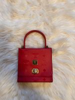 MCM Damen Vintage Tasche/Handtasche in Rot Nordrhein-Westfalen - Krefeld Vorschau