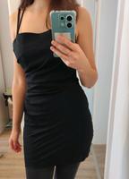 Schwarzes Leinen - Baumwoll Kleid neu Zara Bayern - Forchheim Vorschau