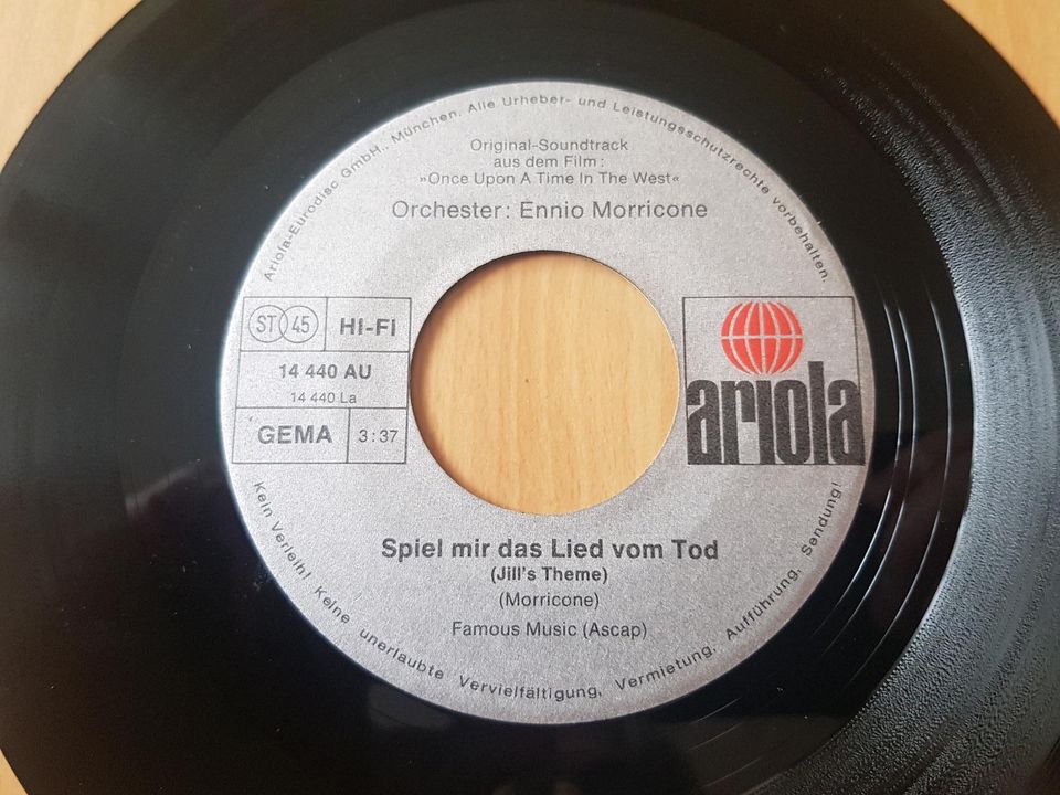 Vinyl Schallplatte Single Spiel mir das Lied vom Tod Western in Wunstorf