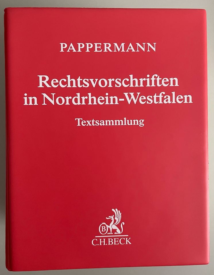 PAPPERMANN Rechtsvorschriften in Nordrhein-Westfalen Textsammlung in Oberhausen