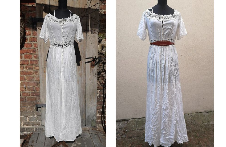 ZARA Maxikleid Strandkleid Ibizza Boho Shabby Hippie Gr. XS in Berlin