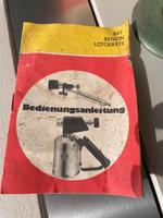 BAT LÖTGERÄT für Benzin DDR Chemnitz - Harthau Vorschau