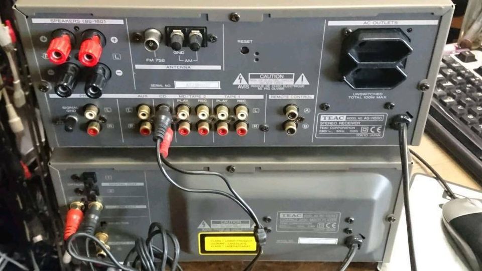 TEAC-Anlage: AG-H500 Receiver+PD-H570 CD-Multi Player, ohne Boxen in Berlin