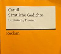 Catull - sämtliche Gedichte Baden-Württemberg - Ludwigsburg Vorschau