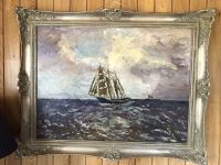 Segelschiff - gerahmtes Gemälde in Öl Baden-Württemberg - Todtmoos Vorschau