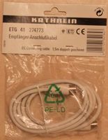 Kathrein Antennenkabel TV Kabel Koax ETG41 doppelt geschirmt 1,5m Bayern - Kösching Vorschau