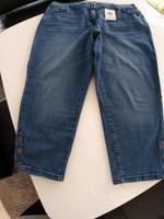 Jeans Hose, Gr. 48,  3/4 lang, mit Knöpfen zum Öffnen am Bein Bayern - Würzburg Vorschau