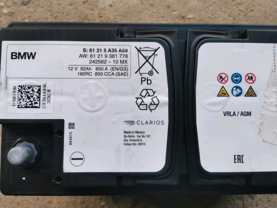 BMW AGM Batterie Starterbatterie Autobatterie 12V 92 Ah !! NEU !! in Regensburg