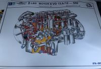Nordhausen VEB Motor L60 IFA DDR Fortschritt Explosionszeichnung Sachsen - Lohsa Vorschau