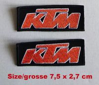 satz 2 X KTM logo patch für Duke SX SMR 125 250 450 790 890 RC8 Nordrhein-Westfalen - Emmerich am Rhein Vorschau