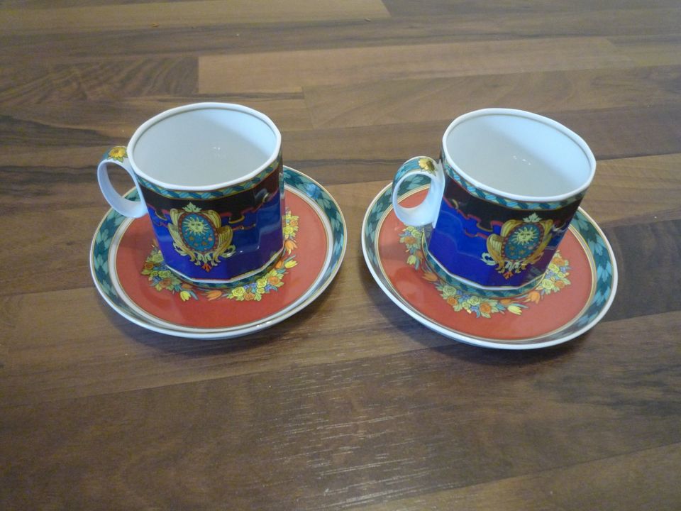 Rosenthal Versace Le Roi Soleil 2x Kaffetasse Preis pro Set in Essen