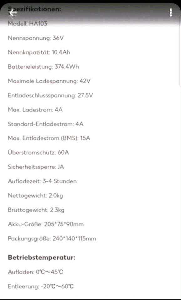 E bike Akku in Nürnberg (Mittelfr)