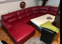 U-Leder-Sofa - Couch neuwertig mit Sessel Thüringen - Eisenach Vorschau