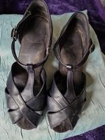 Lateinschuh von Diamant, schwarz Leder Gr. 4 ( 36,5) Hessen - Wiesbaden Vorschau