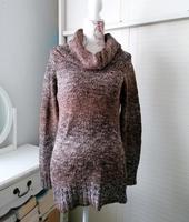 Langer Strick Pullover mit Rollkragen Braun Meliert Orsay 38 M Hessen - Griesheim Vorschau