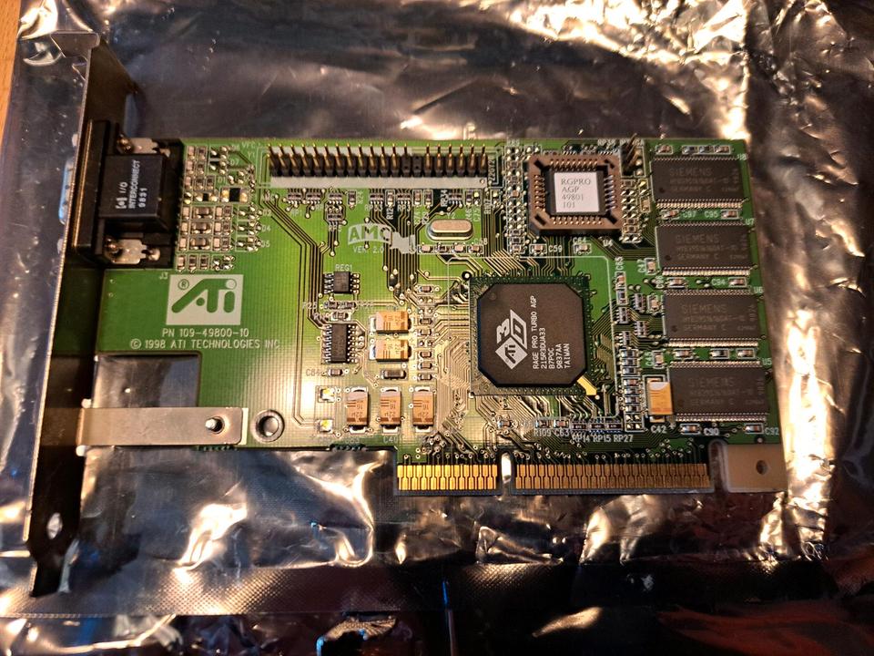Ati 3D Rage Grafikkarten AGP Rage 2c, Rage pro turbo, Rage XL in Medelby